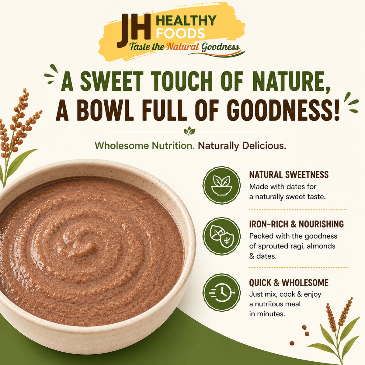 Baby Essential Combo : Nendram Banana, Sprouted Ragi & Sweet Potato (6+ Months)