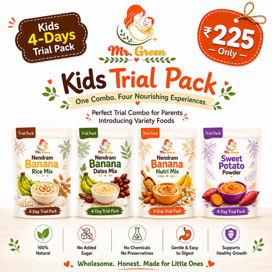 4-Days Kids Trial Pack | Small Packs | 8+ M to Growing Kids