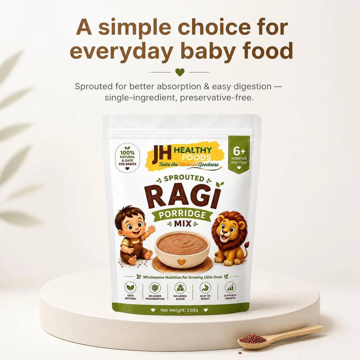 Sprouted Ragi Powder