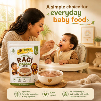 Baby First Foods Combo: Nendram Banana & Sprouted Ragi (6+ Months)