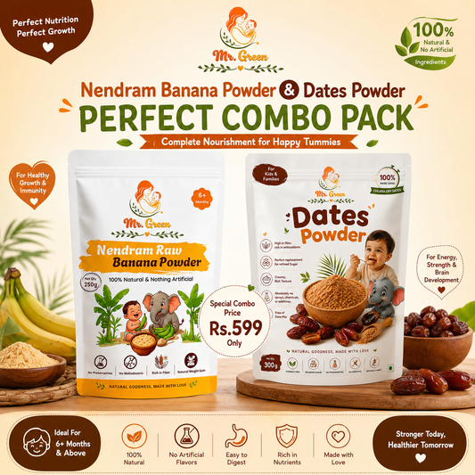 Perfect Combo Pack for Babies & Kids | First Solid Foods with Natural Sweetness | 6+ Month (100% Pure)