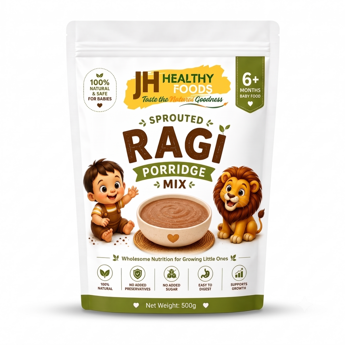 Sprouted Ragi Powder