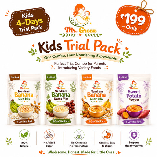 4-Days Kids Trial Pack | Small Packs | 8+ M to Growing Kids